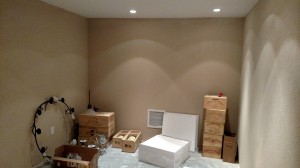 Wine cellar before
