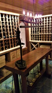 Wine cellar with light 2